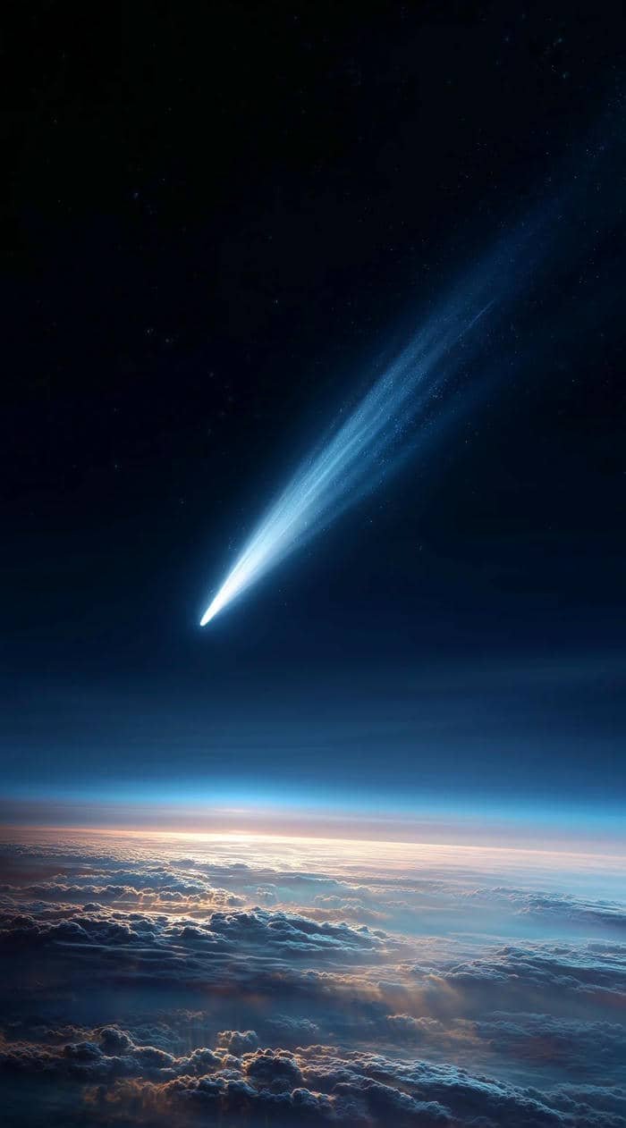 hình nền bầu trời đêm lãng mạn