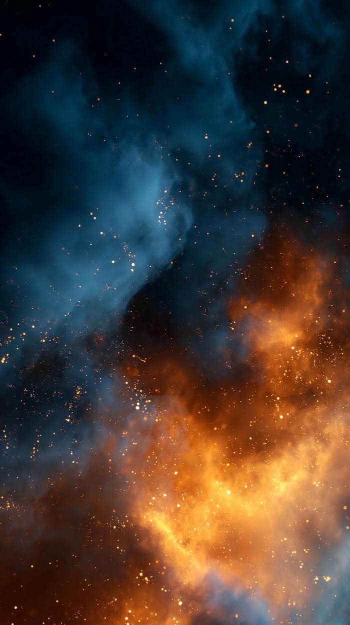 hình nền bầu trời đêm yên bình