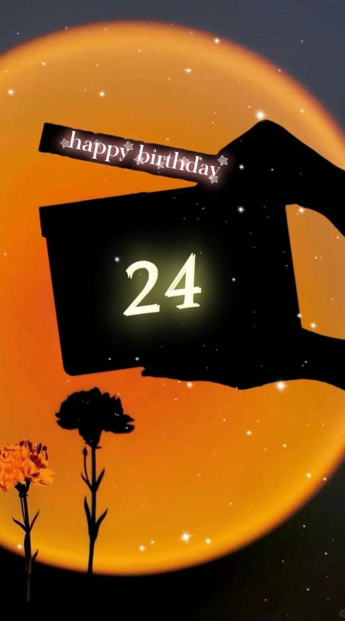 hình nền chúc mừng sinh nhật 24 tuổi