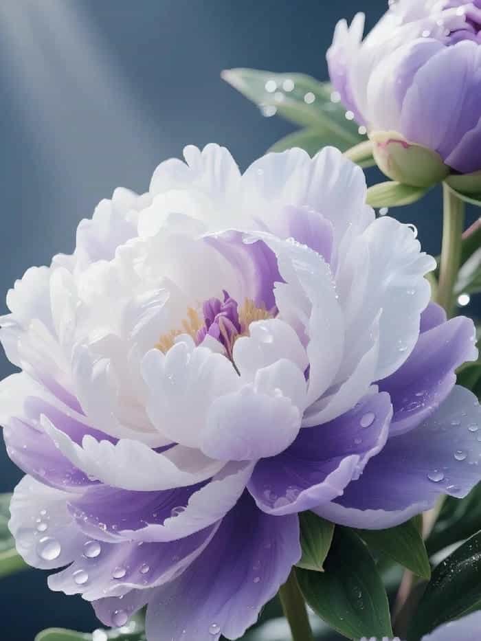 hình nền hoa mẫu đơn nhẹ nhàng