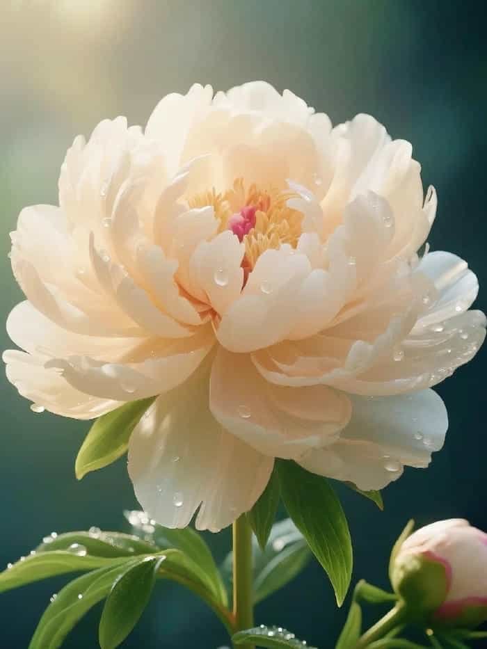 hình nền hoa mẫu đơn vintage