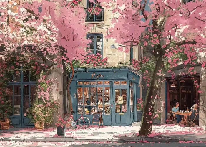 hình nền ipad hoa đào