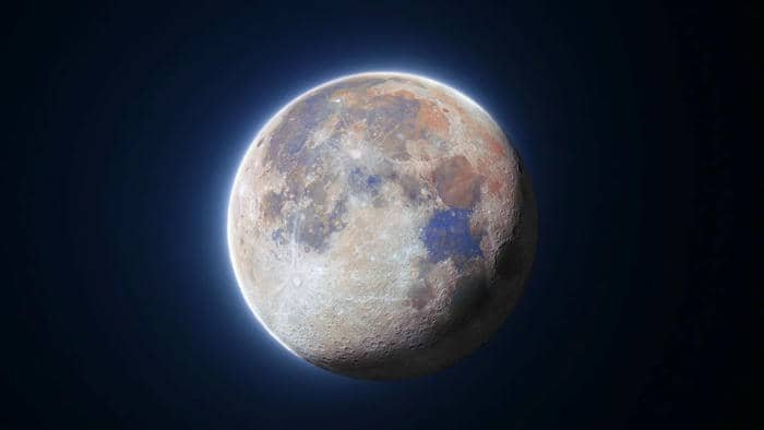 hình nền mặt trăng 3d cho máy tính