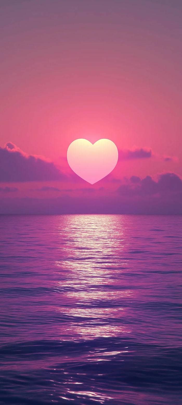 hình nền trái tim màu đỏ đẹp