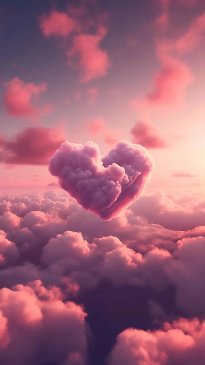 hình nền trái tim nhẹ nhàng