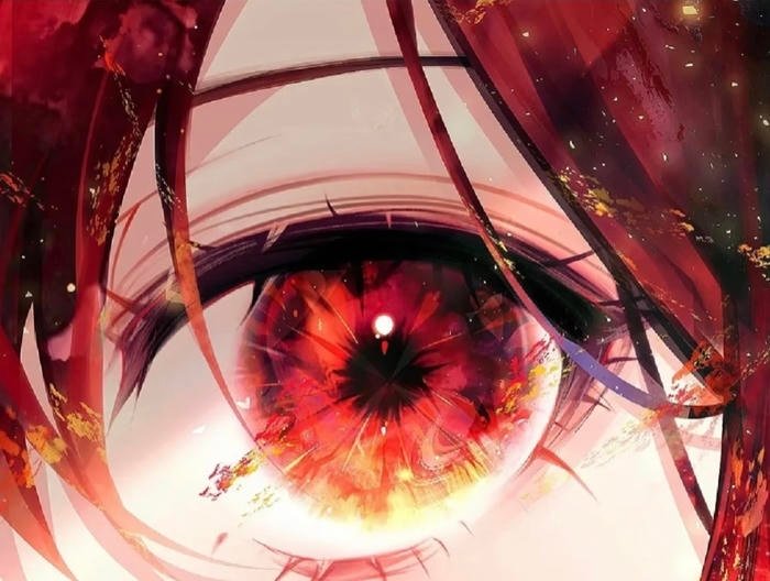 mắt anime nữ buồn