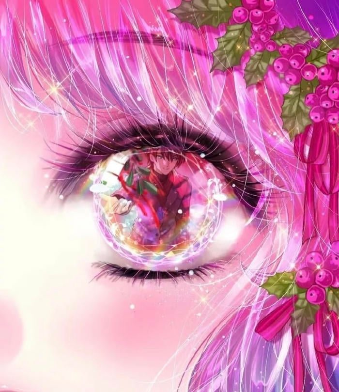 mắt anime trong trẻo