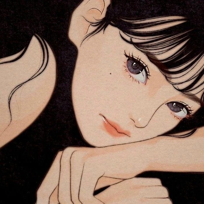 miệng anime buồn nhẹ