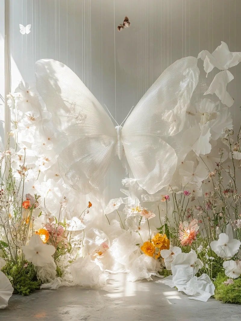 nền trắng chụp ảnh ngoài trời