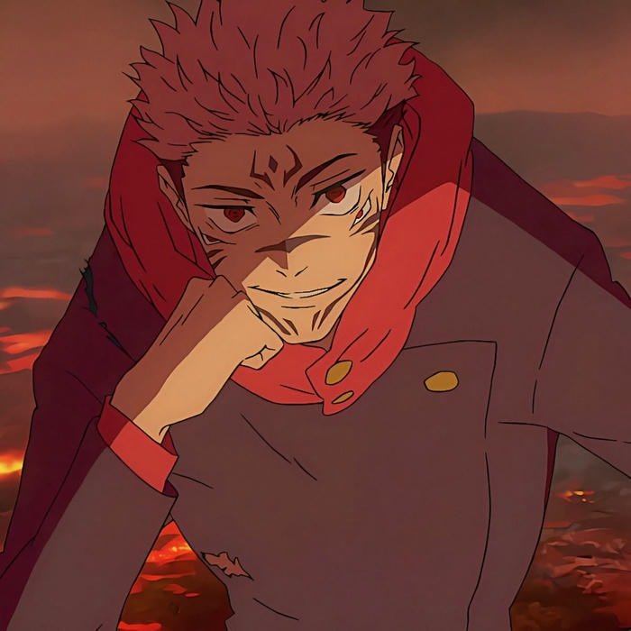 sukuna anime pose ngầu