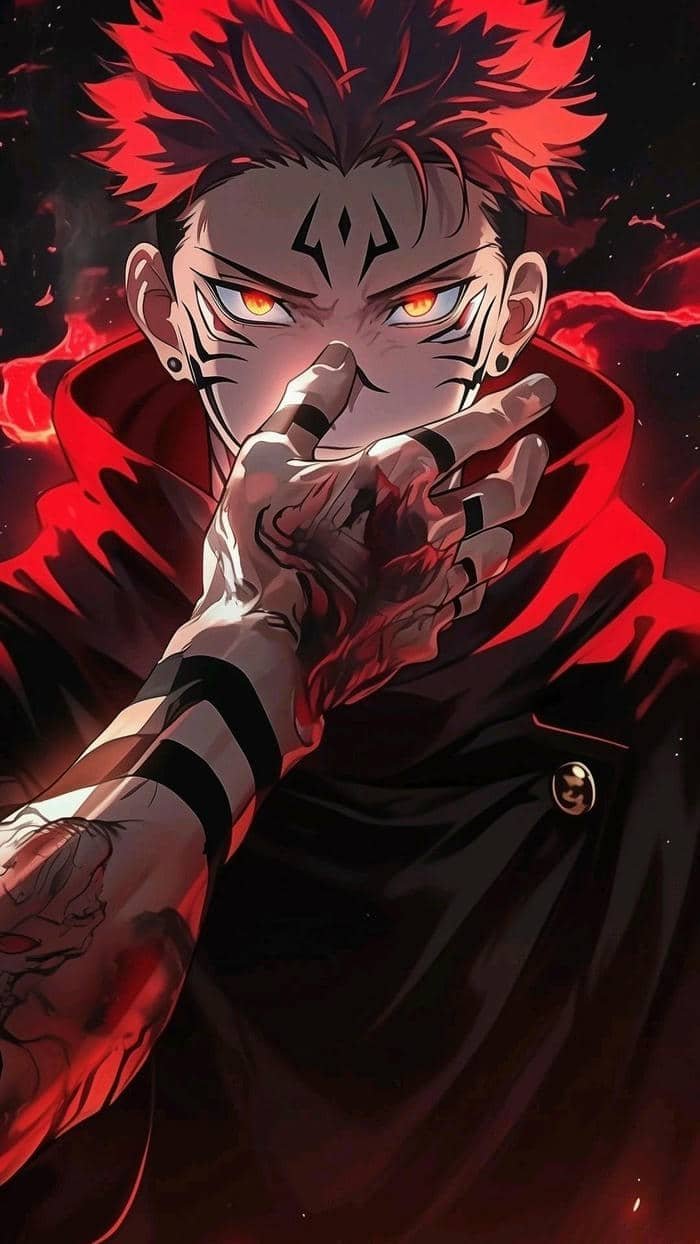 sukuna phong cách hắc ám