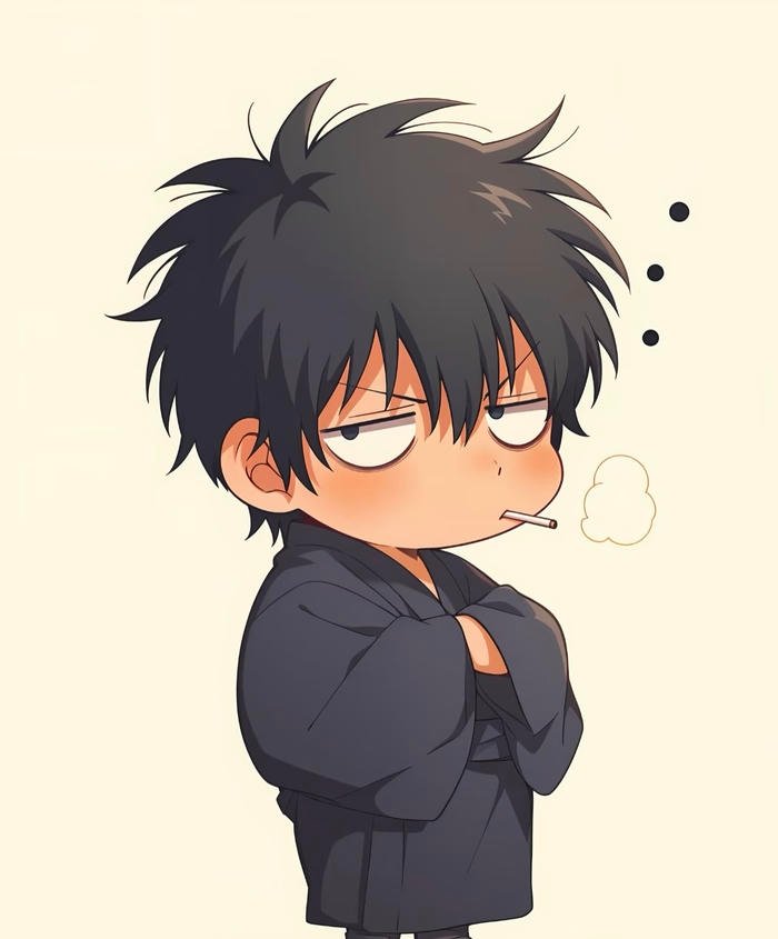 vẻ ngầu trong khói thuốc