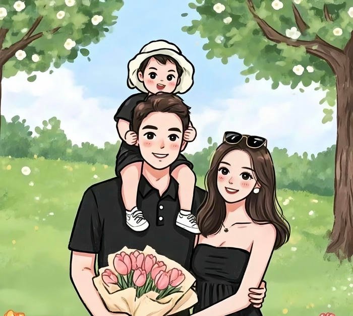 vẻ yêu thương anime