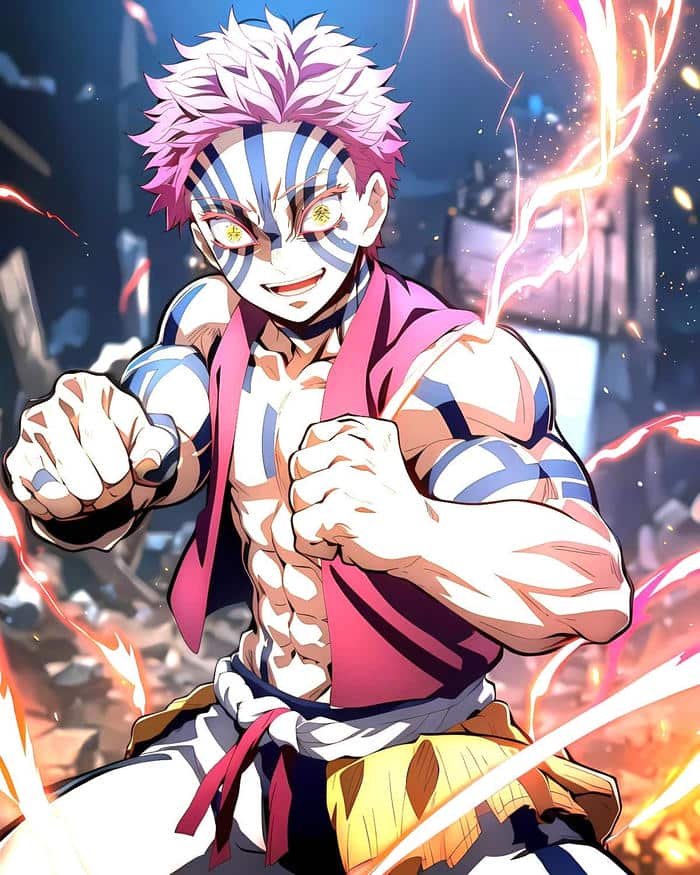 Akaza nhân vật anime