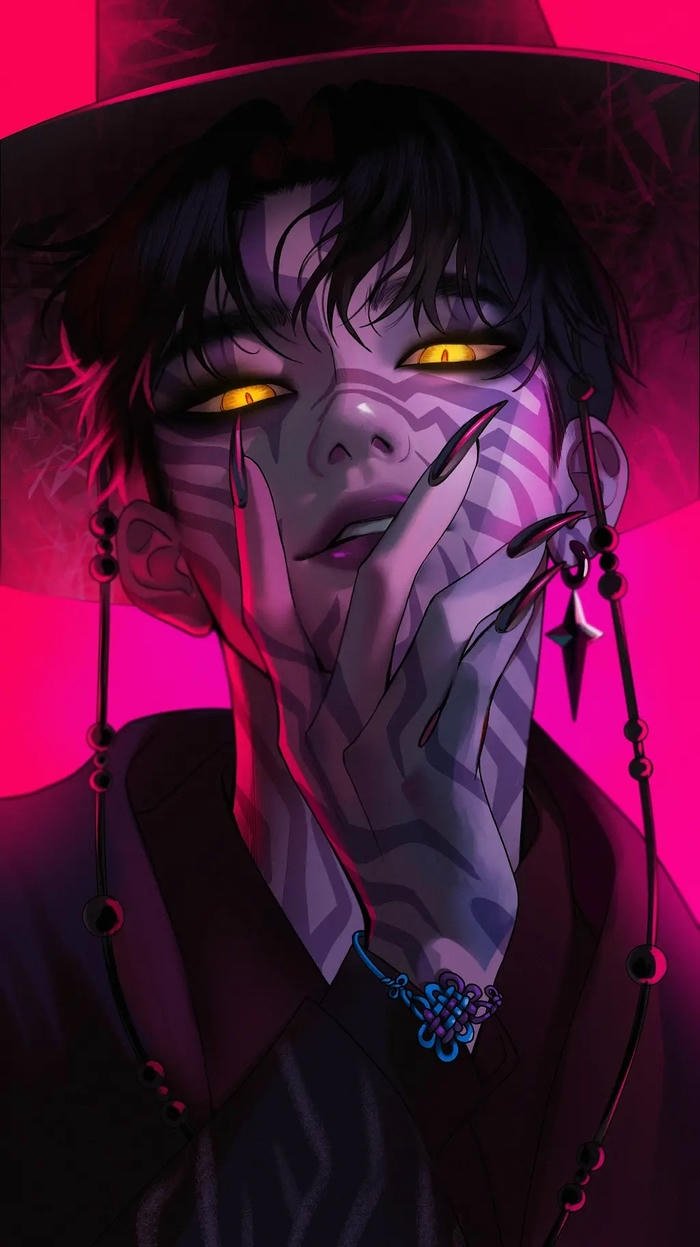 Ảnh ác quỷ anime lạnh lùng style dark