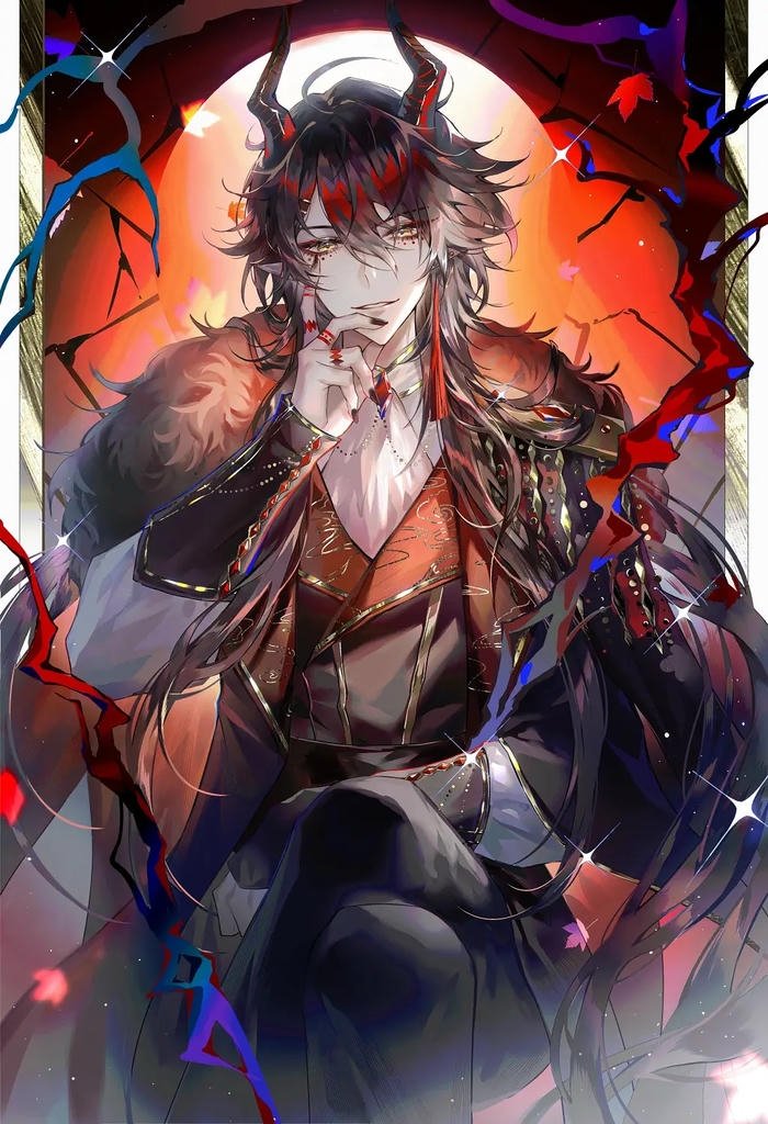 Anime ác quỷ lạnh lùng hình nền điện thoại