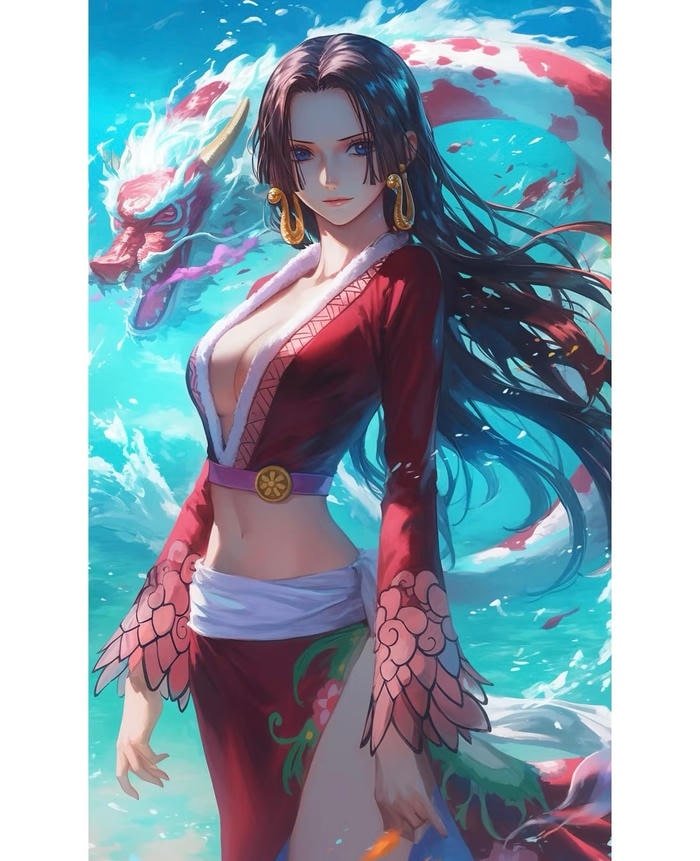 Boa Hancock tạo hình anime