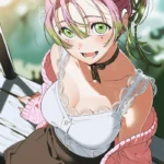 Hình Mitsuri anime ngọt ngào rạng rỡ