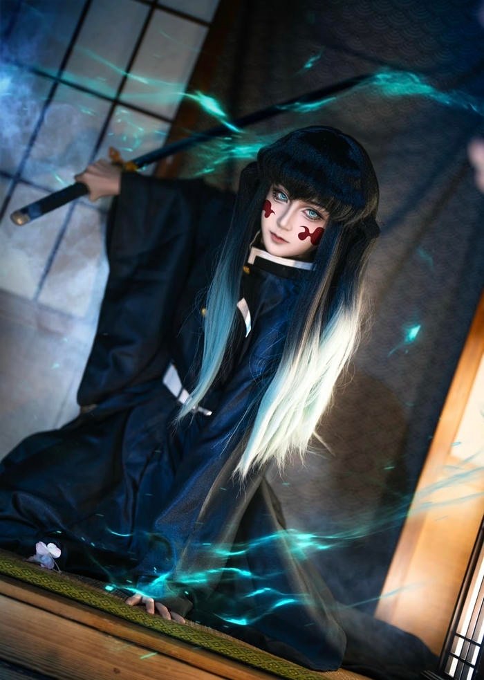 Muichiro cosplay anime style full body