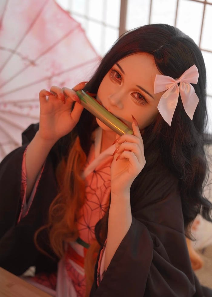 Nezuko cosplay dễ thương