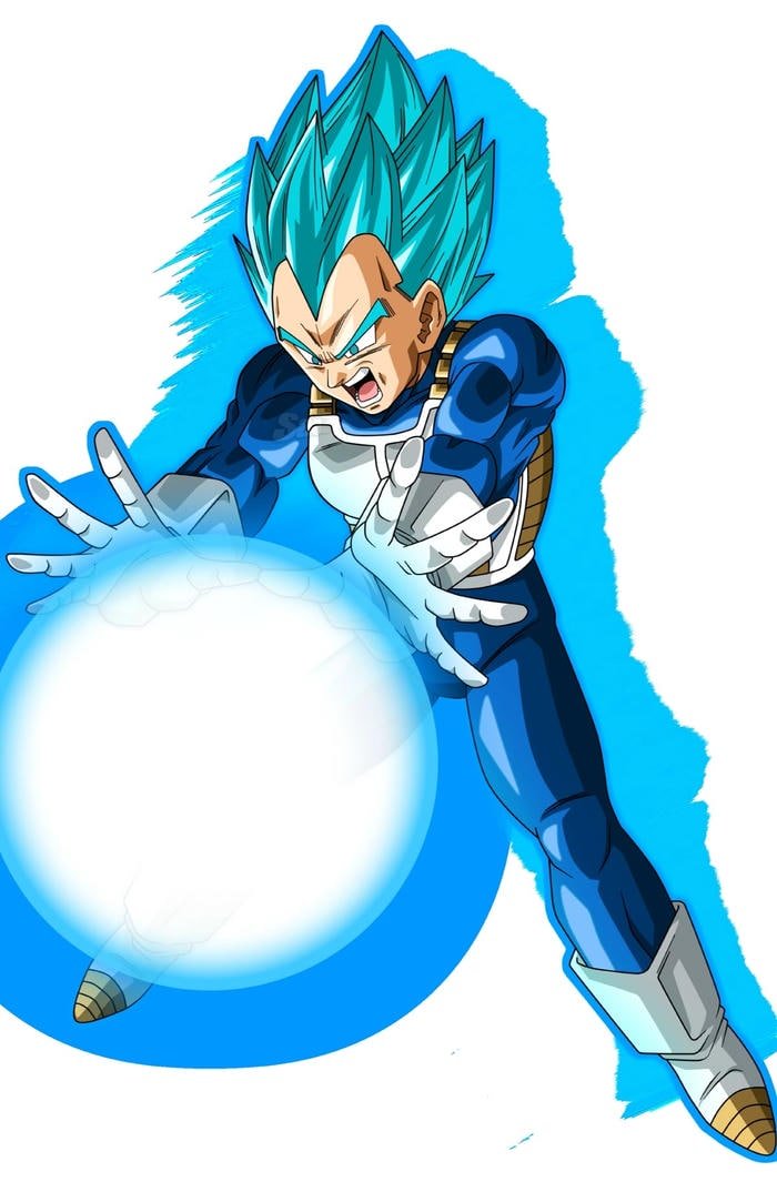 Vegeta anime mạnh mẽ
