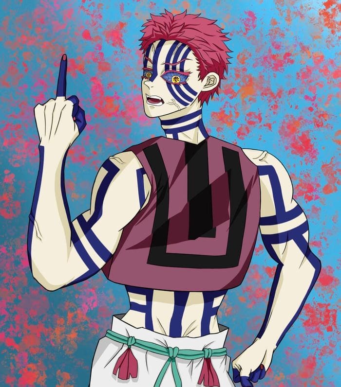 ảnh Akaza thần thái