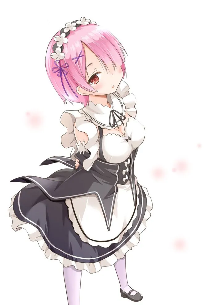 ảnh Ram Re Zero dễ thương gây xiêu lòng