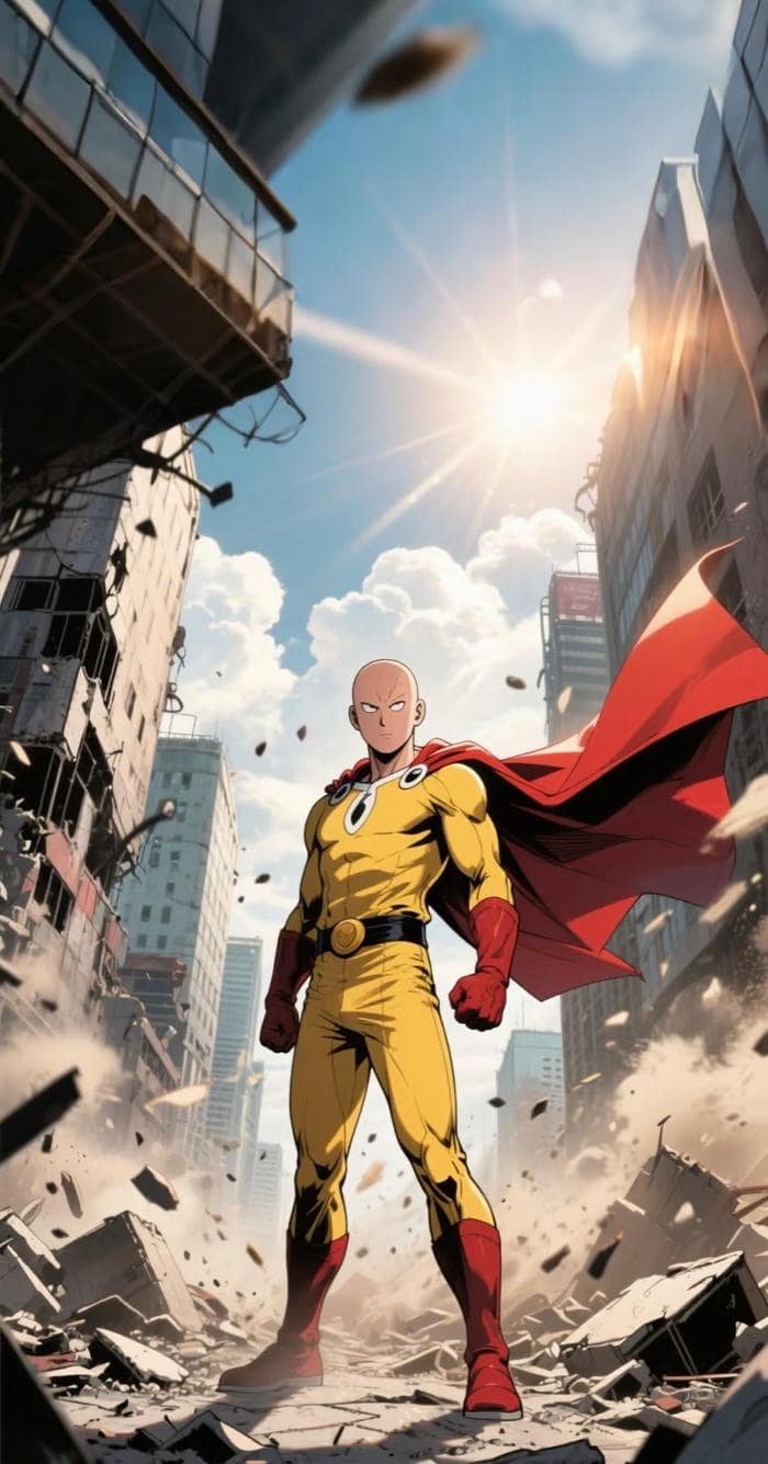 ảnh Saitama ngầu chất