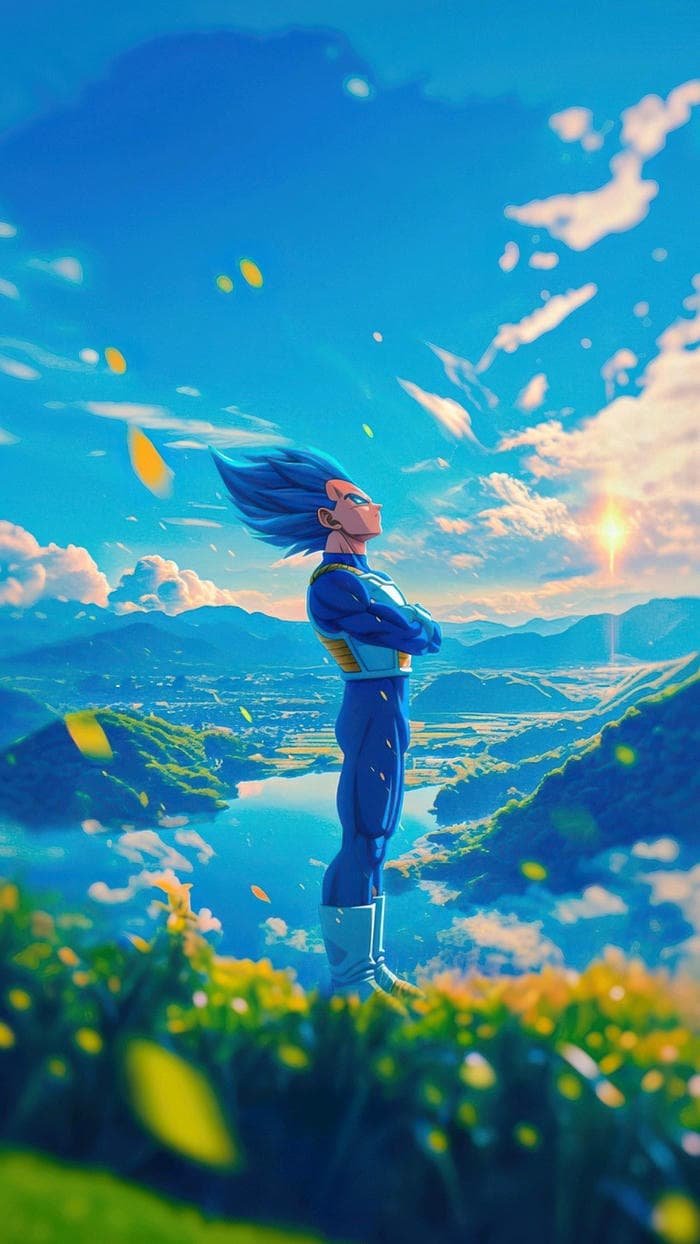 ảnh Vegeta thần thái