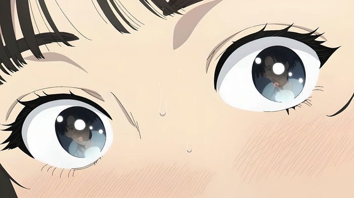 ảnh anime ánh mắt cô đơn