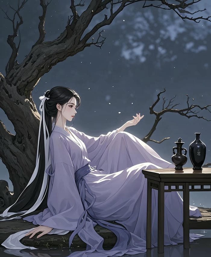 ảnh anime cổ trang buồn tâm trạng