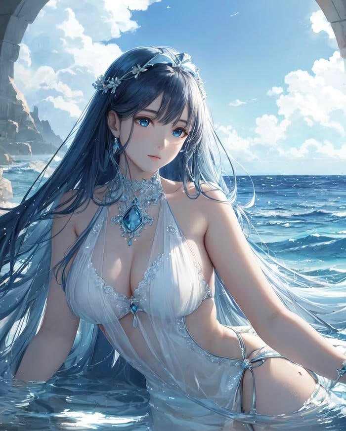 ảnh anime girl bikini