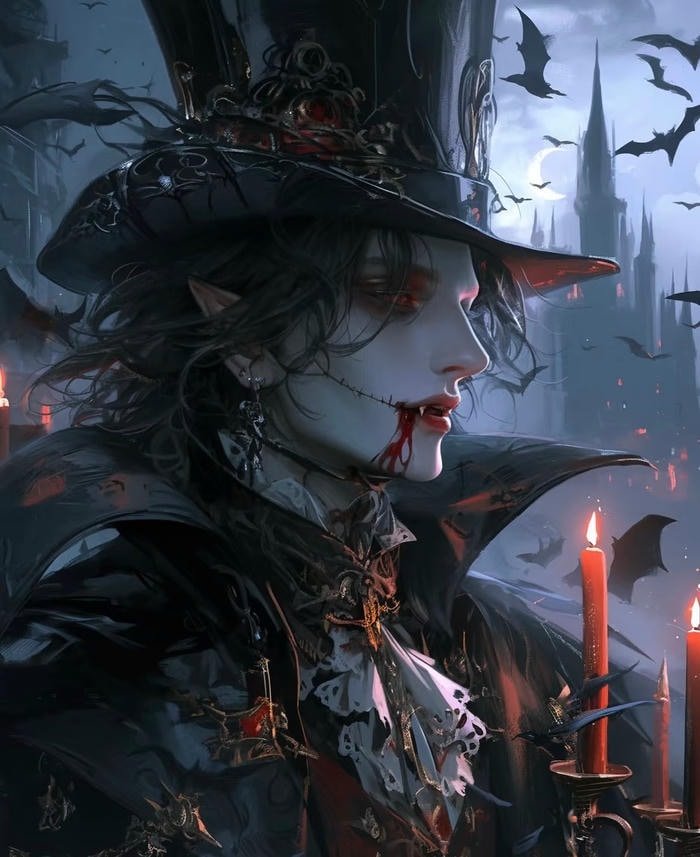 ảnh anime ma cà rồng bí ẩn