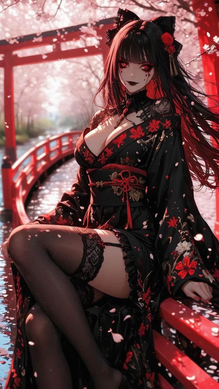 ảnh anime ma cà rồng nghệ thuật