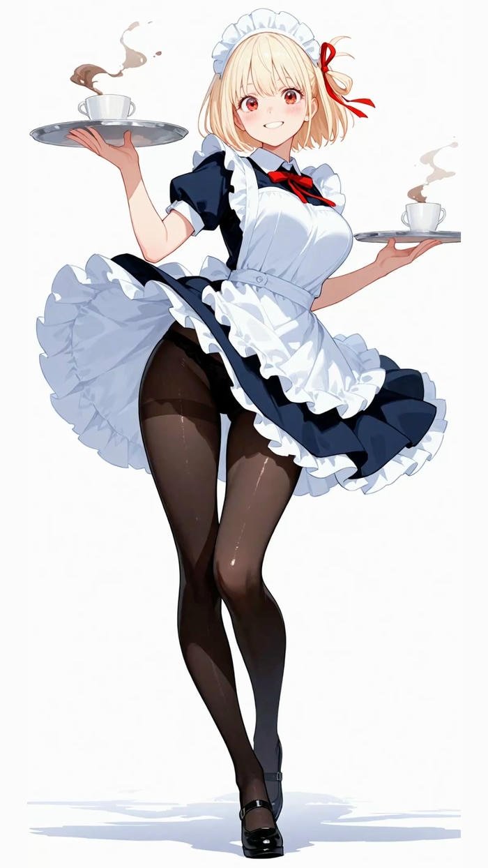 ảnh anime maid dễ thương nhẹ nhàng