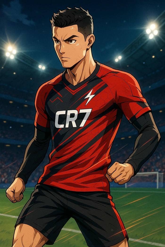 ảnh anime ronaldo cực ngầu