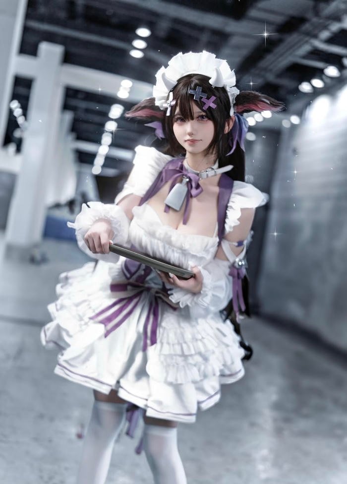 ảnh cosplay bò sữa tạo hình ấn tượng
