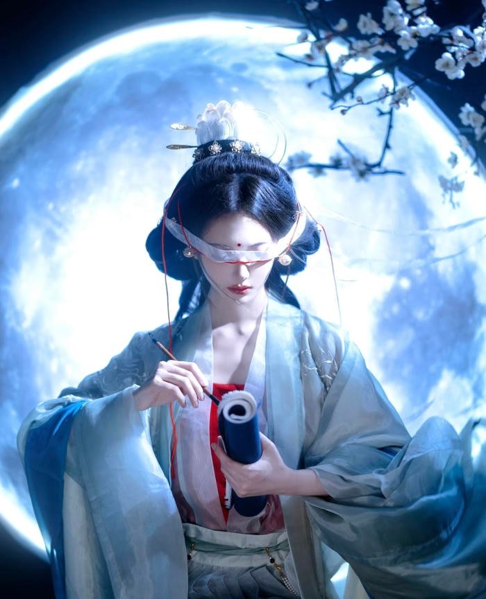 ảnh cosplay cổ trang mang cảm giác huyền bí cổ xưa