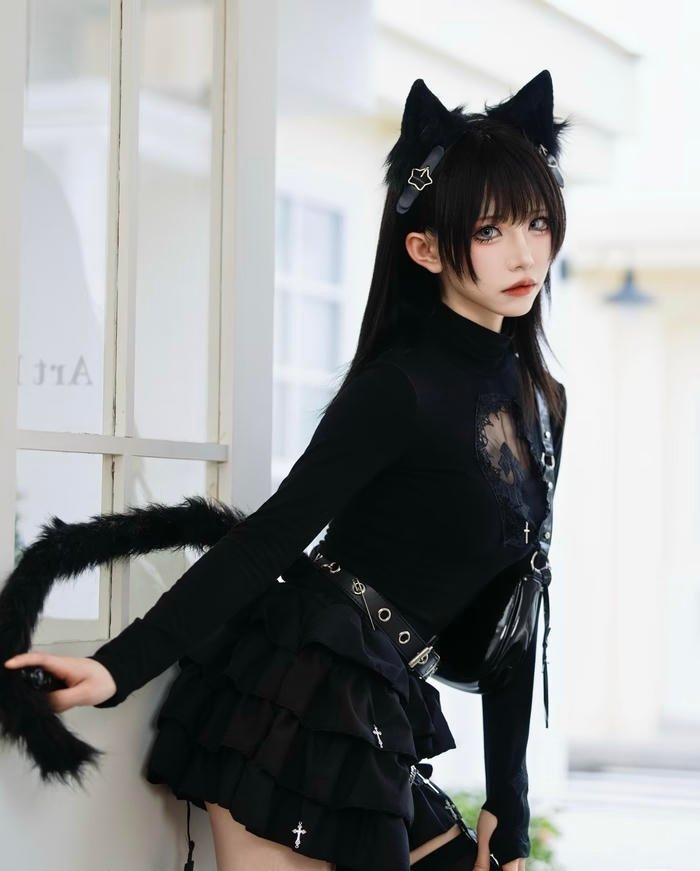 ảnh cosplay mèo dễ thương