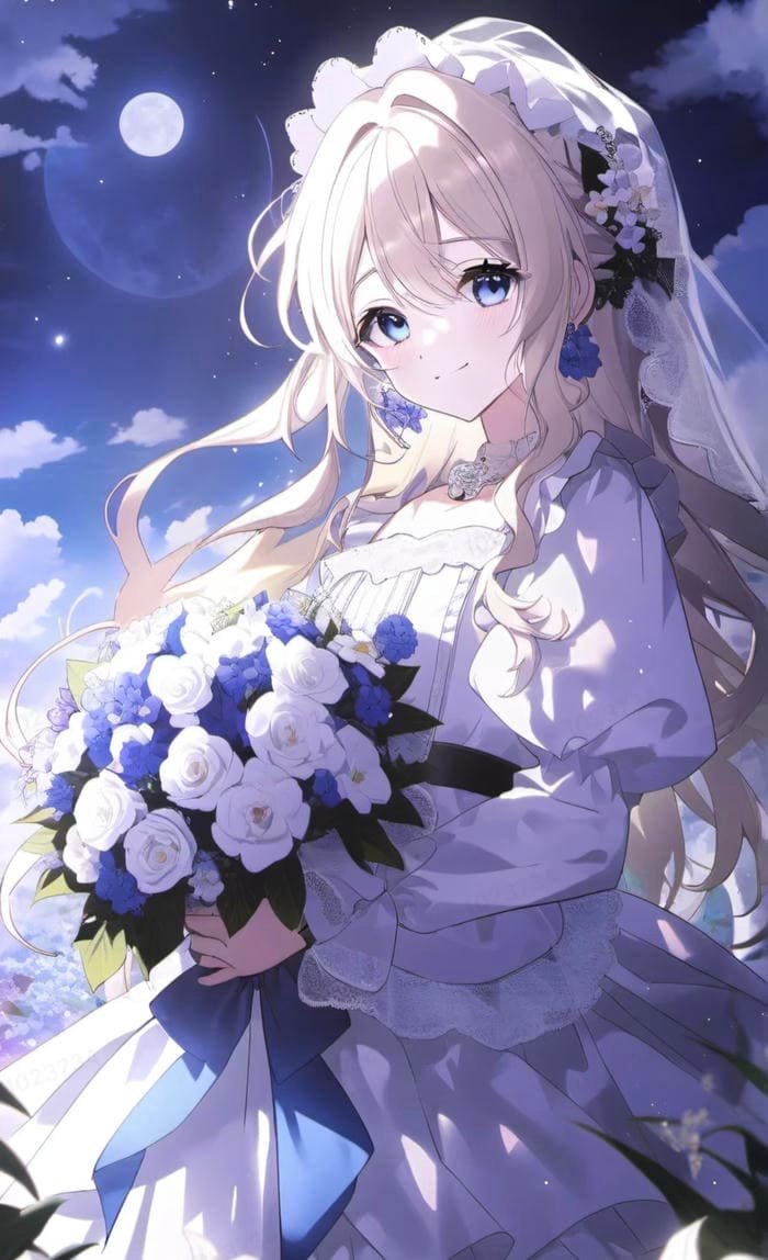 ảnh cưới anime lãng mạn