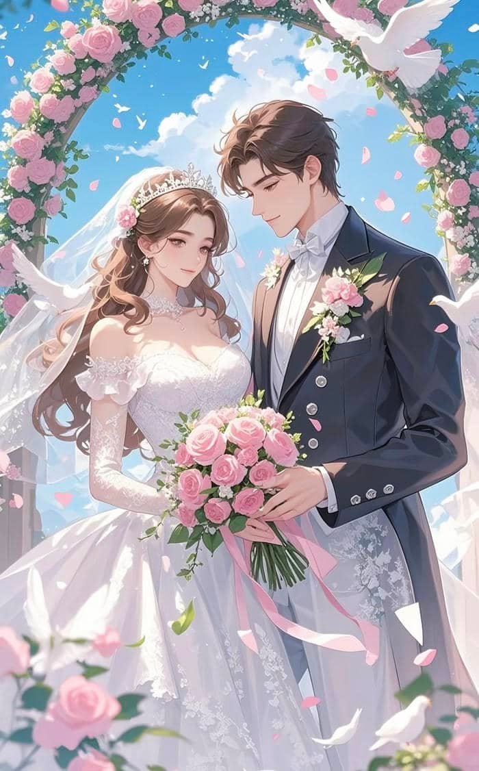 ảnh cưới anime phong cách fantasy