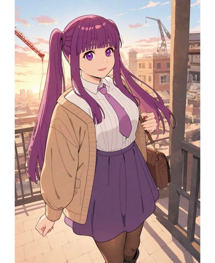 ảnh fern đứng một mình