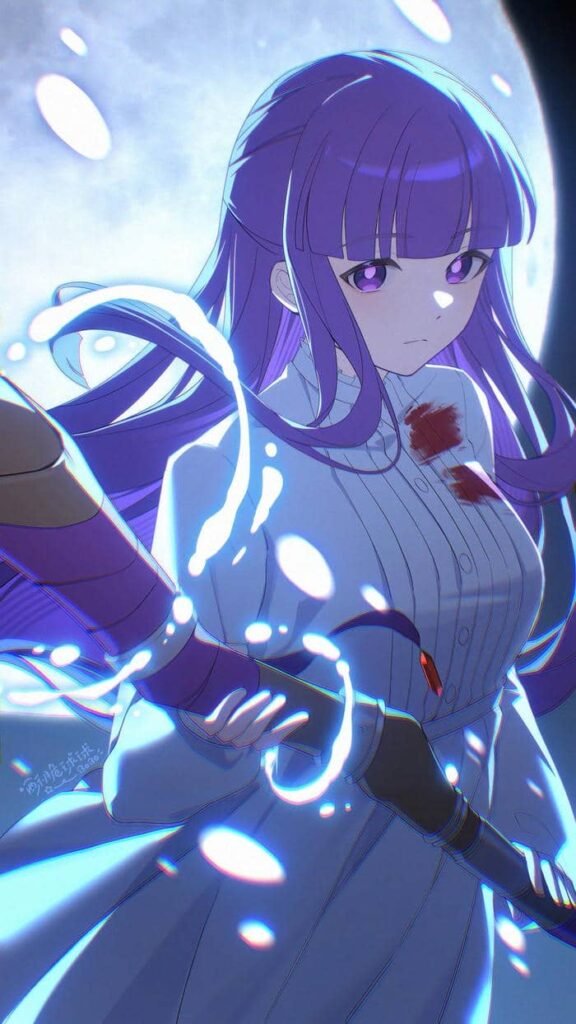 ảnh fern niệm phép thuật bị thương