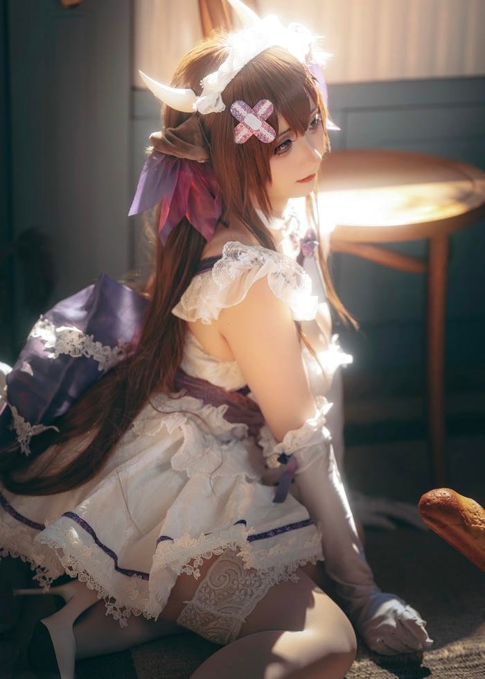 Ảnh cosplay bò sữa dễ thương