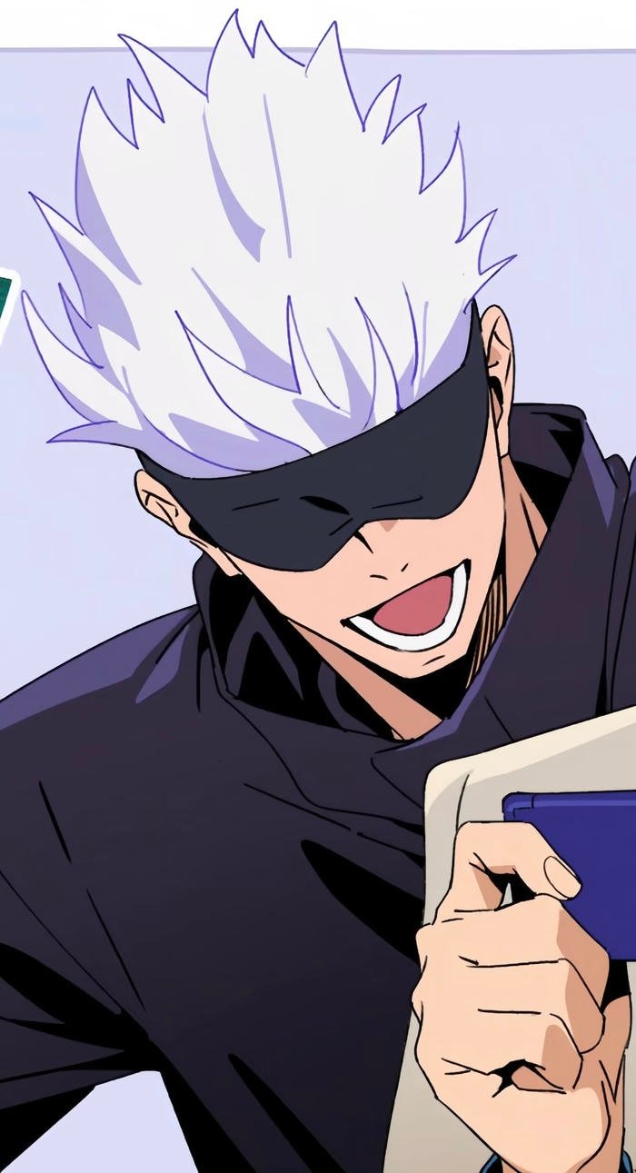 ảnh gojo satoru che mắt