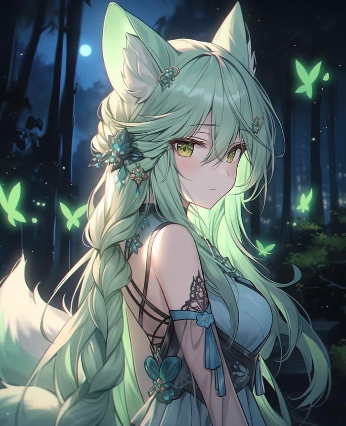 ảnh hồ ly anime dễ thương