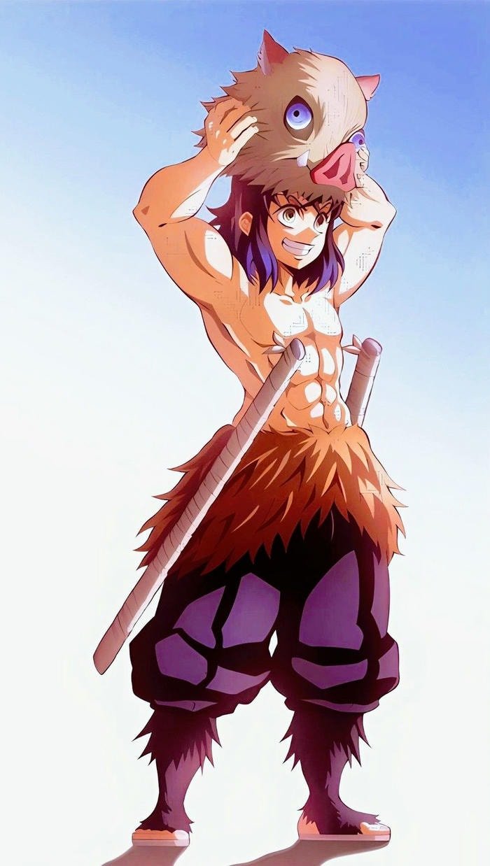 ảnh inosuke tạo dáng