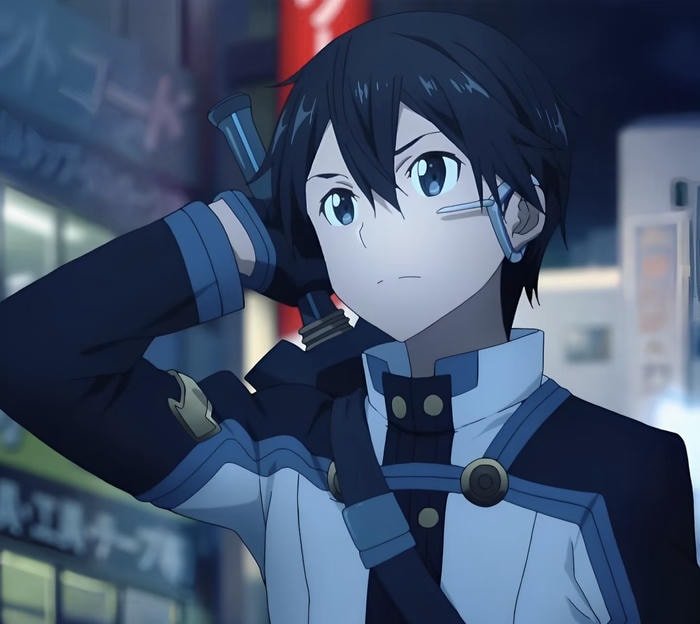 ảnh kirito đứng một mình