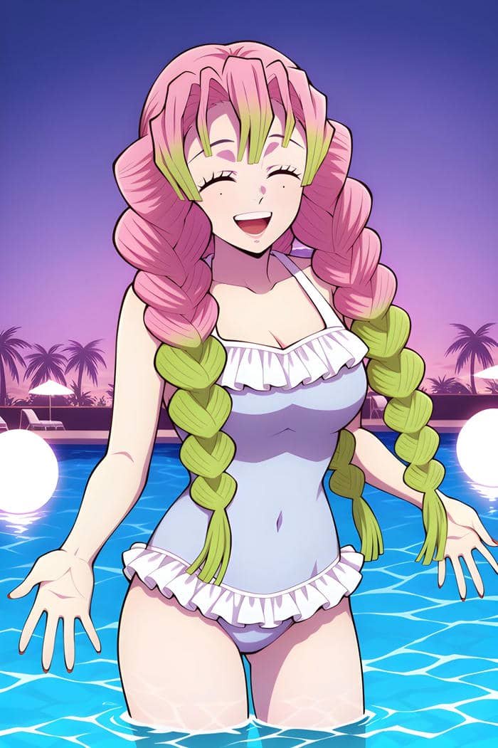 ảnh mitsuri tạo dáng xinh