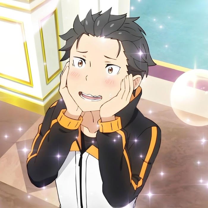 ảnh natsuki subaru anime cute